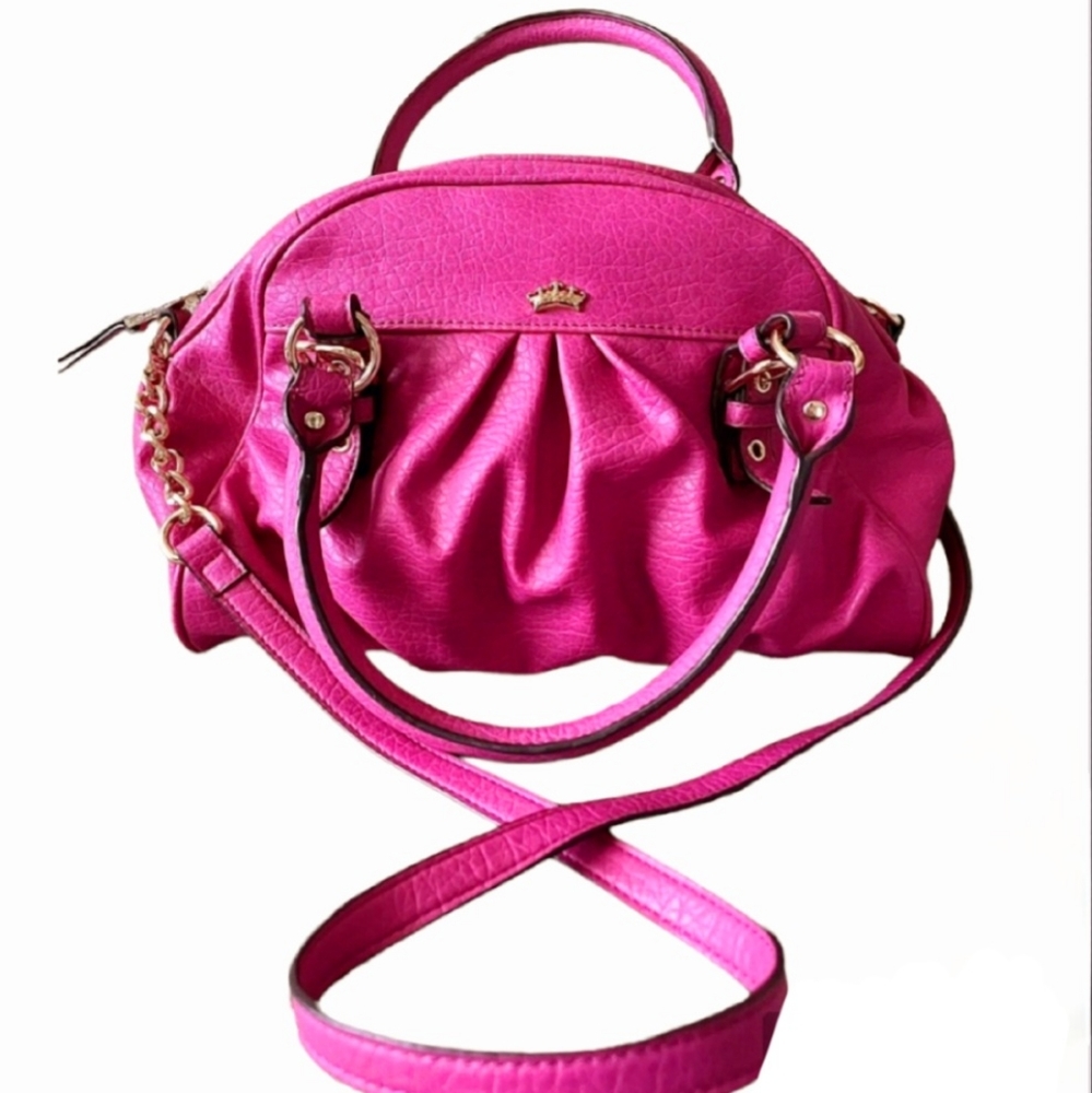 NWOT -RARE💎 🩷Juicy Couture 🩷 pink leather handbag purse